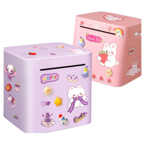 Hộp Đựng Tiền Bằng Thép Không Gỉ Dành Cho Trẻ Em Hộp Đựng Tiền Tiết Kiệm Dành Cho Bé Trai Và Bé Gái Không Thể Rút Tiền Ra Ngoài