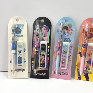 (READY STOCK) Alat Tulis Pencil Mekanik Huntrix Kitty Tung Tung Sahur 0.5mm Mechanical Pencil Set Kids Stationary 机械铅笔