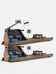 Merach | Folding Magnetic and Water Resistance Multi-functional Intelligent Rowing Machine