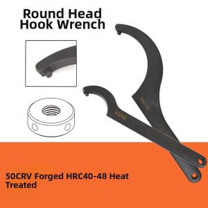 FEIZHUXIANSEN | Chromium-Vanadium Steel Cresent Wrench Hooked Water Meter Cover Wrench