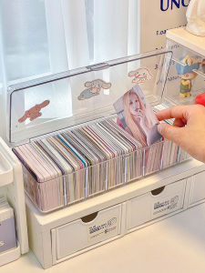 Organizer Box Storage Card Holder Small Horse Fairy Tail Box Ultraman Pokemon Card Position Box Grid Leaf Rose Card Box