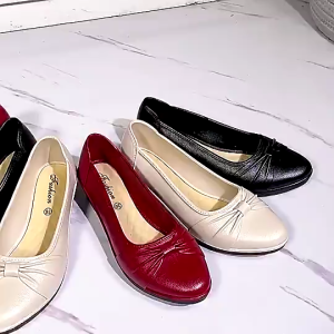 ET 983 Black Shoes For Women Korean Fashionable office loafer shoes for women