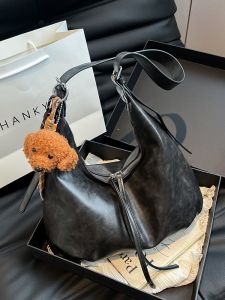 Waste Soil Style Retro Underarm Bag Female Fall and Winter 2024 New Arrival Tide Fashion South Korea Tote Bag Large-Capacity Crossbody Bag