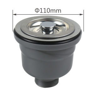 Kitchen Cabinet Sink 11cm Drain Basket Accessories Washing Vegetable Basin 304 Drainage Funnel Home Decoration Materials