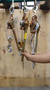 Pa lăng lắc tay cáp - Tời cứu hộ