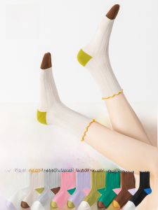 Tất nữ MiiOW cotton pha thoáng khí thấm hút