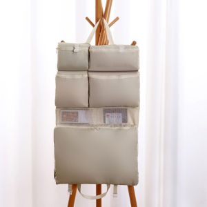 Travel Folding Storage Bag Underwear Socks Organizer Bag Polyester Material Seven-In-One Divider Luggage Organizer Bag