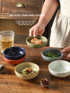 Đĩa Sứ Nhỏ Nhật Bản cho Sử Dụng tại Nhà - Bát Gia Vị Phong Cách Retro