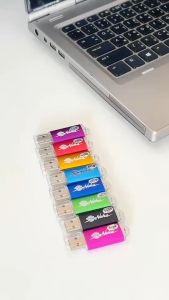 SunNebra แฟลชไดร์ฟ USB 2.0 ความจุ 2GB/4GB/8GB/32GB/512MB สำหรับเก็บข้อมูล หลากสีสัน