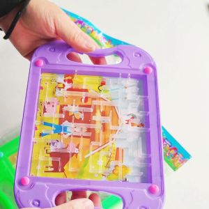 LAKOE Mainan Jadul Labirin Bola/Mainan Edukasi Anak Maze Puzzle Ball