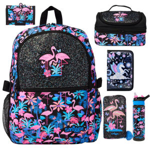 Smiggle Australia Large Capacity Backpack Casual Outdoor Student Rucksack Middle And Primary School Cartoon Bookbag
