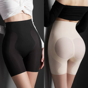 OLN High Waist Belly Contracting and Hip Lifting Pants Strong Lower Belly Contraction Postpartum Body Shaping Bodybuilding Summer Thin Seamless Underwear Women