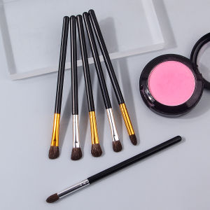 Bộ 6 Cọ Phấn Mắt Đa Năng - Lông Ngựa Mềm Mại Dụng Cụ Trang Điểm Làm Đẹp Cọ Che Khuyết Điểm Tay Cầm Bằng Gỗ