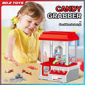 Christmas Candy Grabber Catch Doll Kids Mini Claw Machine Toy Arcade Game Childrens Claw Crane Machine Girl Toys New Year Gifts