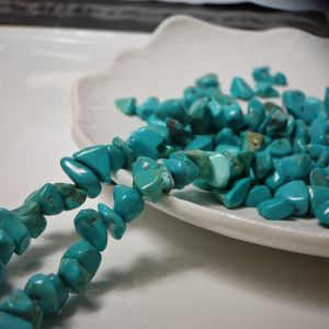 Natural Turquoise Beads 5*8mm Colored Regular Fragmentary Jewelry Accessories for DIY Necklace Bracelet Fashion Accessories