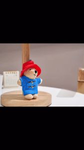 New Cute Paddington Bear Plush Doll Key Chain Chain School Bag Pendant Accessories Small Pendant Childrens Plush Toy 11x4x2cm