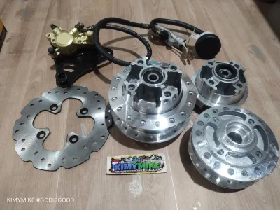disc brake conversion kit for rear brake. ( wave / smash / raider j / xrm / rs 125 )