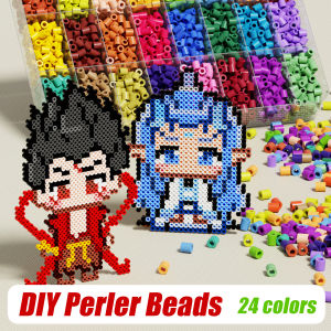 DIY 12000 PCS Perler Beads Fuse Beads Kit Childrens Hand Crafts Educational Toys With Tools