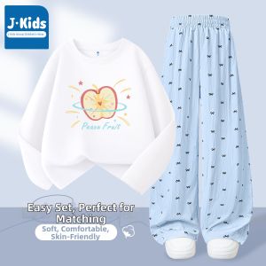 JKIDS | Childrens Fall Dot Pattern Wide Leg Pants