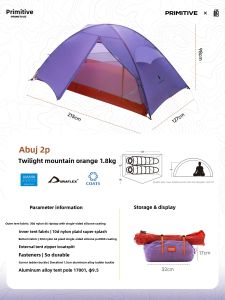 The Primitive | Portable Lightweight Windproof Waterproof Tent