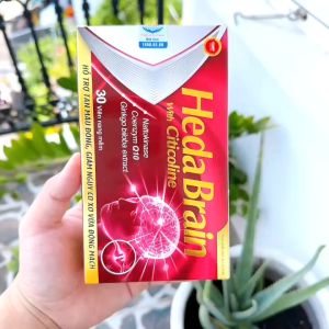 HEDA BRAIN - Hỗ trợ tăng cường tuần hoàn và lưu thông mạch máu não.
