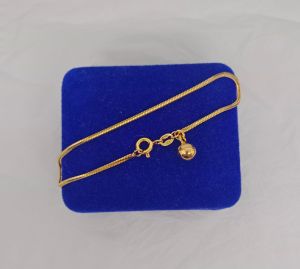 gelang tangan rantai kasandra flexi+1bel/perak asli silver 925 lapis emas/perhiasan fashion wanita terbaru