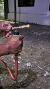 Torch Kepala Las Gas Torch Gas Tembaga LPG Flame Gun Alat Bakar Sate Seafood BBQ Blow Torch Flame Gun Gas LPG