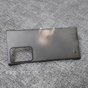 Applicable to Samsung Note20ultra Phone Case Half-Pack Hard Shell Arc Edge Ultra-Thin Heat Dissipation Translucent Protective Cover Minimalist Fancy Frameless Back Shell Bare Metal Hard Shell