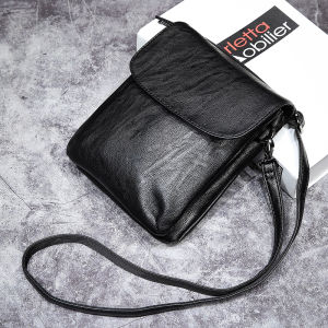 กระเป๋าสะพายข้างหนังสไตล์สตรีทแฟชั่นสำหรับผู้ชาย กระเป๋าใส่โทรศัพท์มือถือแบบสะพายข้าง กระเป๋าสะพายข้างทรงสี่เหลี่ยม สีสันสดใส ขนาดเล็ก