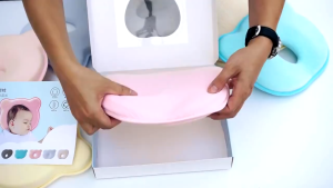 【🇸🇬 READY STOCK】Flat Head Prevention Pillow Head Shaping Organic Memory Foam Baby and Infant Pillow Anti Flat Head Pillow