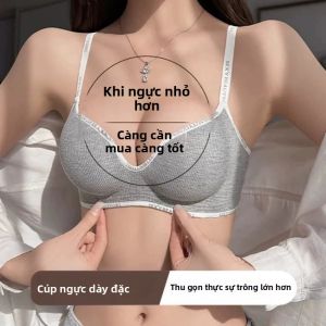 Nữ Tập Hợp Áo Ngực Không Vòng Thép Không Dây Hỗ Trợ Chống Chảy Xệ Bên Ngực Quần Lót Polyester Mềm Mại Xuân Hè Bộ Sưu Tập