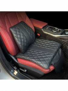 Universal Comfortable Seat Cushion With Memory Foam And Lumbar Support