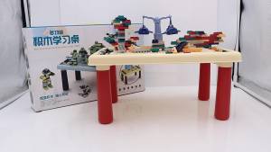 Cross-Border Building Blocks Study Table Childrens Early Education DIY Multifunctional Game Table Assembled Building Blocks Small Particle Educational Toys