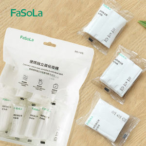 Fasola Túi Nhỏ Mini Đựng Bông Tẩy Trang Du Lịch Cầm Tay Bông Tẩy Trang Dưỡng Ẩm Mặt Dùng Một Lần Hai Mặt Dùng Để Tẩy Trang