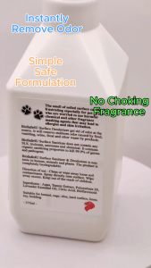 BioSafe4U Surface Sanitizer & Deodorizer Remover Urine Odor Make Your Home Clean & Fresh. 500ml - Ecovera