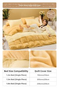 FUANNA (富安娜) | Soft Warmth Flannel Duvet Cover Single Piece