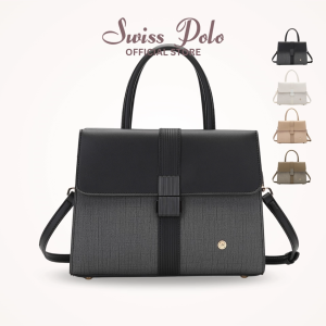 Swiss Polo LADIES PVC Leather TOP HANDLE SLING BAG HPN 5829