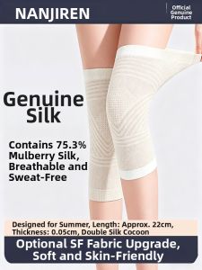 Nanjiren | Knee Warmer for Air Conditioned Rooms Arthritis Protection Silk Lightweight Knee Protector