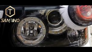 Self Rotating Car Wash Brush Soft Bristle Car Bubble Wash Brush Pressure Washer Cleaning Brush Fast Clean Gun Triangular Brush Car Wash Tools