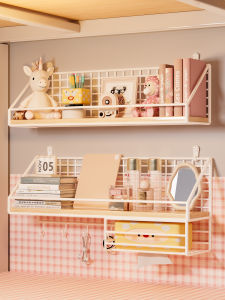 No-Drill Wall-Mounted Storage Shelf