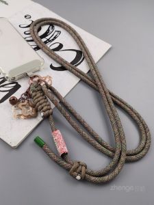 Durable Cloud Pattern Mobile Phone Lanyard Crossbody Adjustable Strap Womens Style Anti-Loss And Drop Resistant New Model