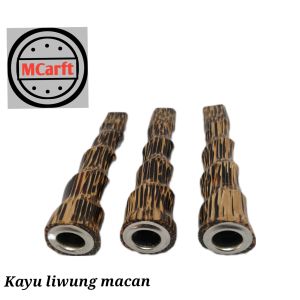 Once cangklong varian ulir 7cm kayu nogosari kalimosodo secang kelor hitam liwung Cendana wangi j01