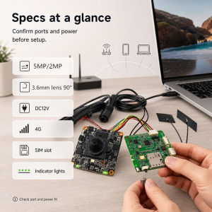 Mini 4G Camera CCTV P2P Onvif Audio DIY 3G 4G SIM Camera Module Chip Board LTE Cat 4 4G Wireless IP Camera P2P For Camhipro APP