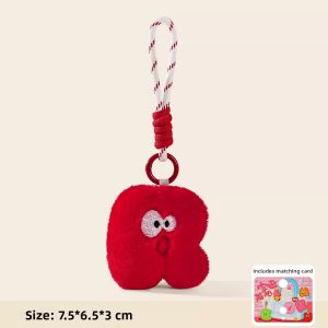 Alphabet Letter Plush Hanging Charm
