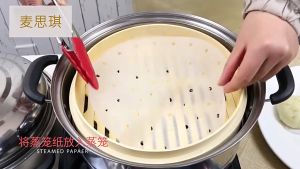 Set 500 Giấy Nến Đục Lỗ Tròn Thấm Dầu Dùng Hấp Bánh Giấy nến đục lỗ nấu ăn dùng cho hấp nướng