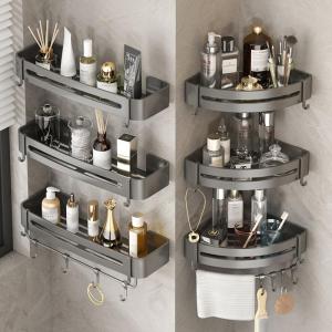 Wall Mounted No Drilling Triangle Storage Rack