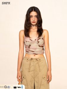 SMFK | Desert Camouflage Bridal Vest Summer Thin Mesh Halter with Underwire