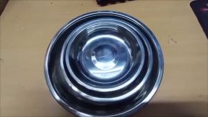 Đĩa inox trơn tròndày  sáng bóng sang trọng đường kính [ 141620cm ]