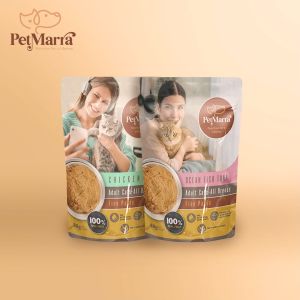 PetMarra Fine Pates Adult Cat Wet Food Pouch Ocean Fish Tuna 80g BUNDLE OF 6 - PetMate