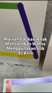 Paket Bermain Pola Stik Es Krim - Montessori Ice Cream Stick (Montessori Play Kit)